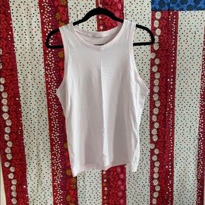 Pink athletic tank